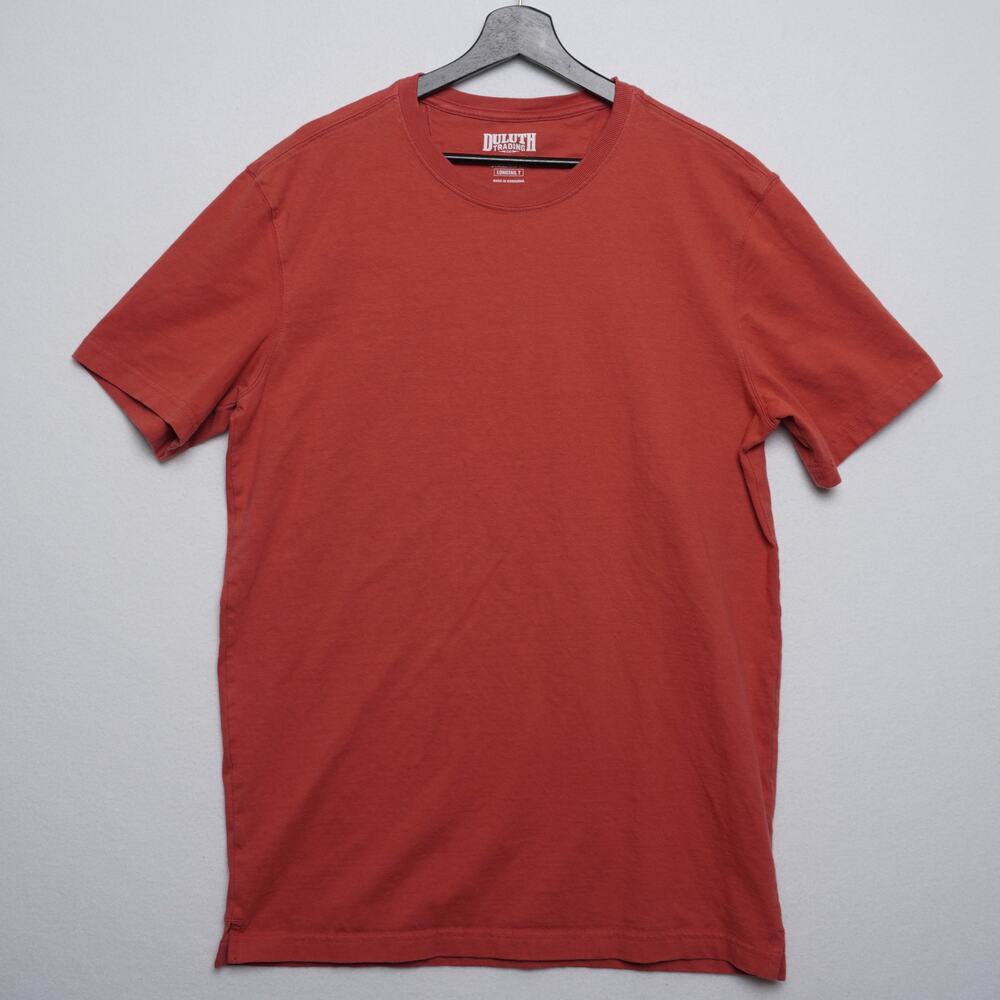 Duluth Trading Co Red Longtail T Standard Fit Size M